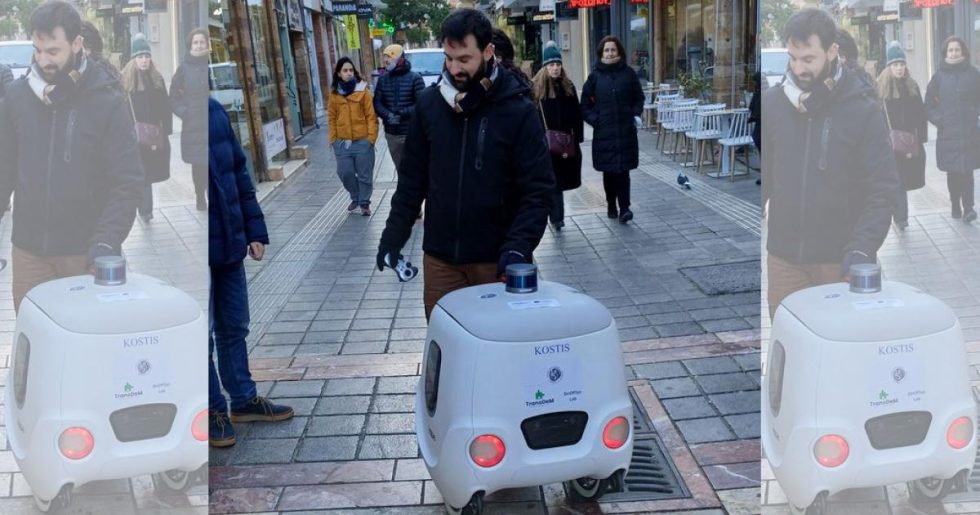 Ρομπότ... ντελιβεράς παρουσιάστηκε στη Χίο